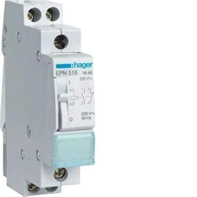 Image of Hager EPN515 Remote Control Switch Contact: 1 O + F 230V (German Import)