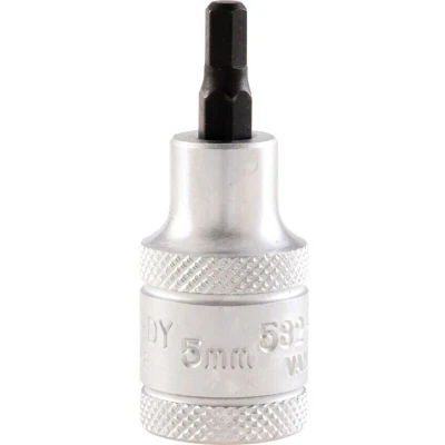 Image of Kennedy 5mm x 55mm Hex Bit Socket 1/2&quot; Square Drive