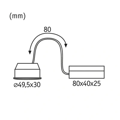 Image of Paulmann Coin Nova Plus recessed 38 6.3 W 2,700 K