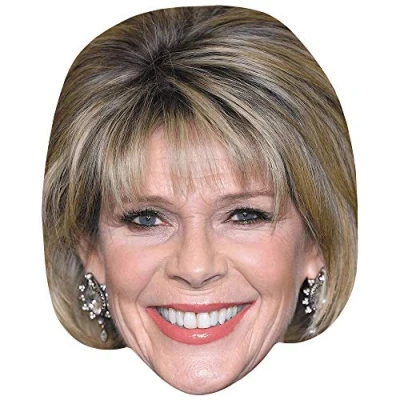 Image of Ruth Langsford (Smile) Celebrity Mask, Flat Card Face, Fancy Dress Mask