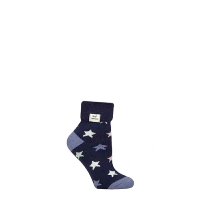 Image of Women&#039;s 1 Pair SOCKSHOP Heat Holders Turn Over Cuff Sleep Lite Socks Stars 4 8