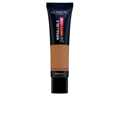 Image of INFAILLIBLE 24H matte cover foundation #330 hazelnut