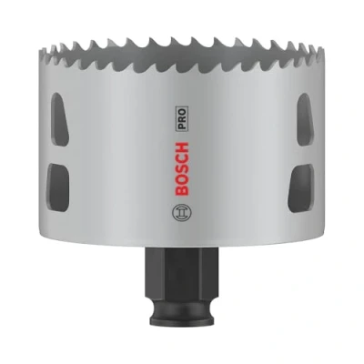 Image of Bosch 1x PRO Multi Material Power Change Plus Hole Saw (for Softwood, Drywall, Ø 76 mm, Professional Accessory Rotary Drill/Drivers)