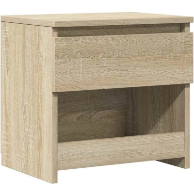 Image of vidaXL Bedside Cabinet Sonoma Oak 40x30x39 cm Engineered Wood
