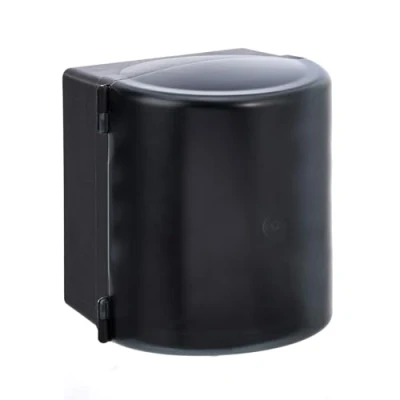Image of Amazon Basics Paper Towel Dispenser Centre Pull, 23 x 28.8 22.5 centimetres, Smoke Semi transparent, 28.8L 20W (Previously AmazonCommercial brand)