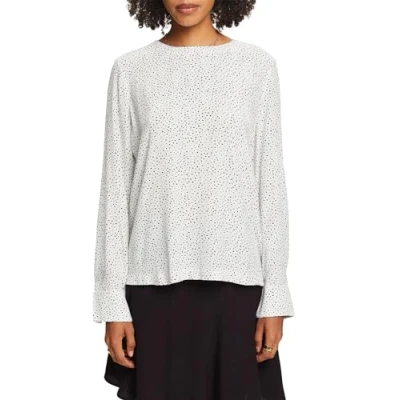 Image of ESPRIT Women&#039;s 024ee1f329 Blouse, 110/Off White, M