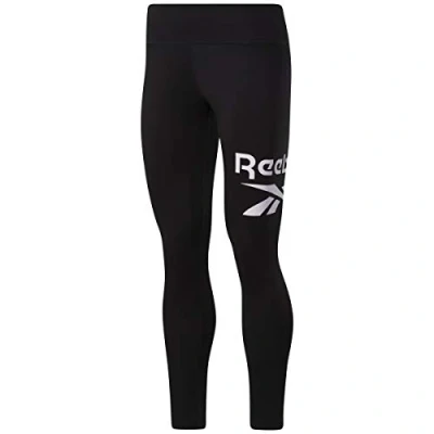 Image of Reebok Identity BIG LOGO Cotton Leggings Leggings, Women&#039;s, Size: Medium, Black
