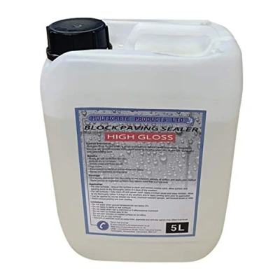 Image of Block Paving Sealer High Gloss Finish Seal Sealant (5 litres (with Anti Slip))
