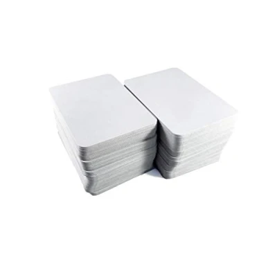 Image of Apostrophe Games Miniature Blank Playing Cards (Matte Finish) 200 Cards, 4.4 cm x 6.8 cm, Half Size Poker Flash Board Game Study Guide &amp; Note DIY Projects