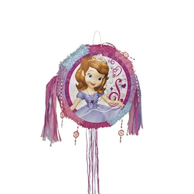 Image of Unique Party 44860 Disney Sofia the First Pinata, Pull String