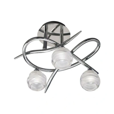 Image of Loop Ceiling 3 Light G9 ECO, Polished Chrome