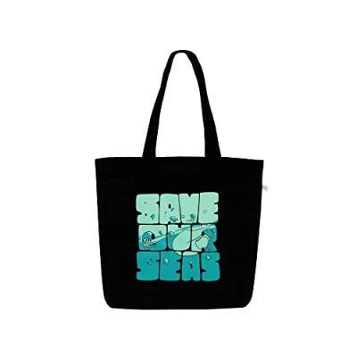Image of Eco Right Aesthetic Canvas Tote Bag for Women Large, Reusable, Zippered with Inner Pocket, Perfect School, Shopping, Work, Beach, Cute &amp; Friendly Gift Girls, Teachers, Mothers