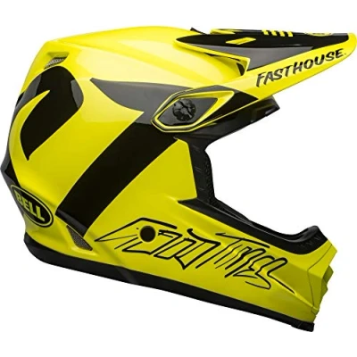Image of Bell BS FULL 9 FUSION MIPS GLOSS HIVIZ/BLACK FASTHOUSE L