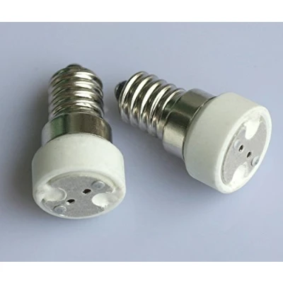Image of 2x Socket Adaptor E14 to G4 MR16 GU5.3 for LED or Halogen Light Bulb 230 V