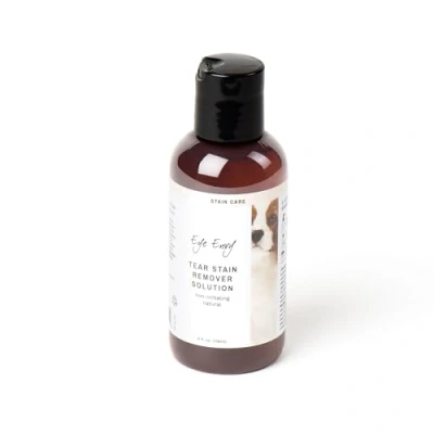 Image of Eye Envy Tear Stain Remover Solution for Dogs,100% Natural,Safe,Recommended by Breeders,Vet,Professional Handlers,GroomersContains colloidal SilverRemove Stains from White,Light Fur,Skin Folds(4oz)