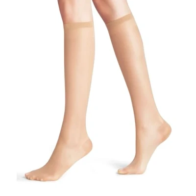 Image of FALKE Women&#039;s Vitalize 20 DEN W KH Sheer With Compression 1 Pair Knee High Socks, Skin colour (Cocoon 4059), 5.5 8