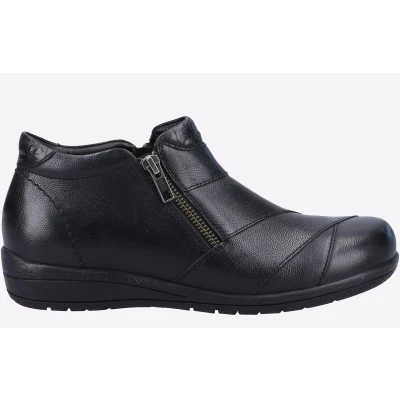 Image of Fleet &amp; Foster Friesan Womens Black Leather Size UK 5