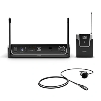 Image of LD Systems U308 BPL Wireless Microphone System with Bodypack and Lavalier 823 832 MHz + 863 865