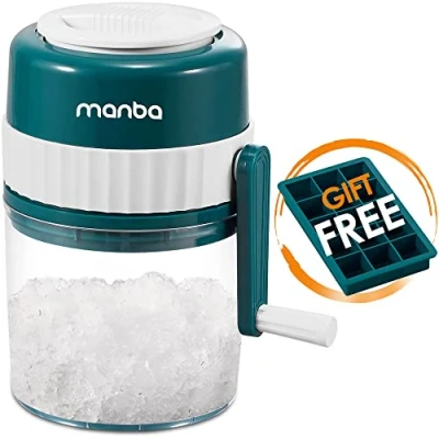 Image of MANBA Slush Machine and Puppy Premium Portable Slushie Machines Snow Cone with Free Ice Cube Tray BPA