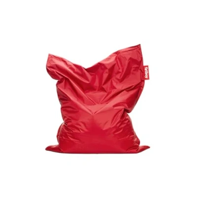 Image of Fatboy the Original Bean Bag Chair Giant For Adults or Kids Gaming Extra Large Big Floor Cushion Beanbag Filling Included Indoor Use 180 x 140 cm Red