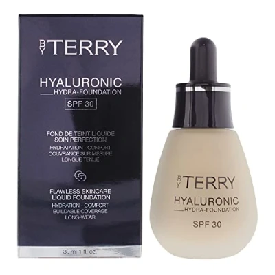 Image of By Terry Womens Hyaluronic Hydra SPF 30 100N Neutral Fair Liquid Foundation 30ml NA One Size