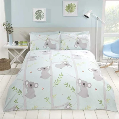 Image of Rapport Home Koala Duvet Cover Set, Kingsize Bedding Set