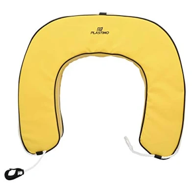 Image of AB Tools Premium Horseshoe Lifebuoy 147N Man Overboard Rescue Boat Buoy Ring