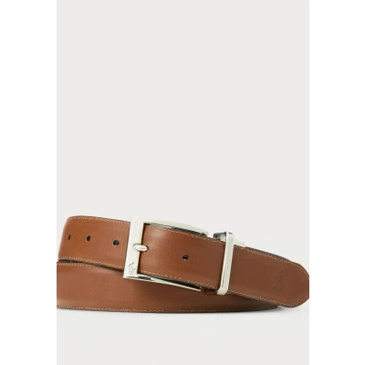 Image of Polo Ralph Lauren Reversible Leather Dress Belt business, Men&#039;s, Size: 40, Black/brown