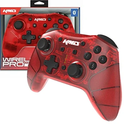 Image of KMD Bluetooth Wireless Pro Controller For Switch Red (Nintendo Switch)