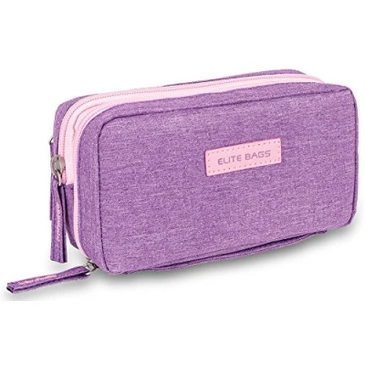 Image of ELITE BAGS Diabetic Isothermal Bag Case Mass Colour: Purple for Insulin and Glycometer Feathers