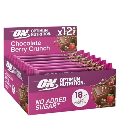 Image of Optimum Nutrition Chocolate Berry Crunch, 12 x 55 g