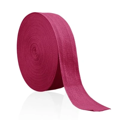 Image of Cotton Tape 25mm Bunting Natural White/Black/White Herringbone Roll for Sewing Dressmaking Craft Apron 17 Options to Choose from (Purple)
