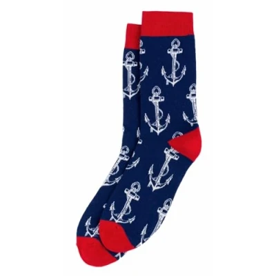 Image of JOE COOL Socks Gents Anchors Made With Cotton &amp; Spandex