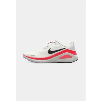 Image of Nike Performance Structure 26 Road running shoes, Men&#039;s, Size: 7, White/black/bright crimson/photon dust/wolf grey shoes