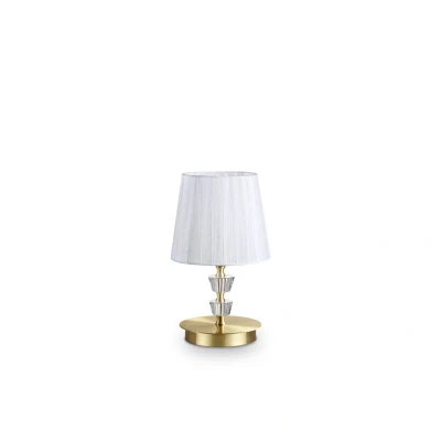 Image of Pegaso 1 Light Table Satin Brass