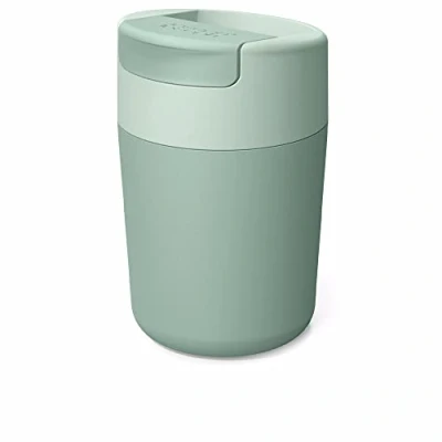 Image of Joseph Sipp Travel mug, Hygienic, Leakproof reusable Coffee &amp; Tea Cup with Lid 340 ml (12 fl. oz) Green