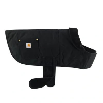 Image of Carhartt Men&#039;s Firm Duck Insulated Dog Chore Coat, Black, L