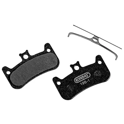 Image of Elvedes Formula Cura 4 Brake Pads for Cycle/MTB/E Bike/Mountain Bike/Road Adult Unisex, Black, Standard