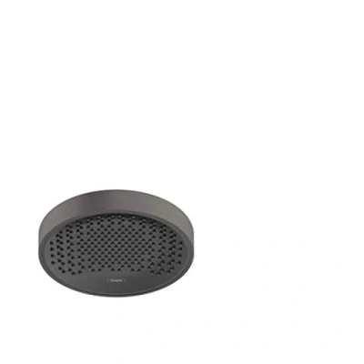 Image of hansgrohe Rainfinity Shower Head 250 mm Round 1 Jet Type Brushed Black Chrome