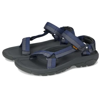 Image of Teva Mens Hurricane XLT 2 Walking Sandals Archive Ladder Navy 12 UK