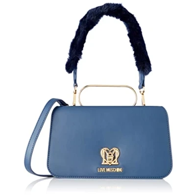 Image of Love Moschino Women Jc4390pp0fko0 Shoulder Bag, Blue, One Size