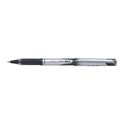 Image of Pilot V Ball Grip Rollerball Pens Medium 0.7mm tip Black Ink (Pack of 3)