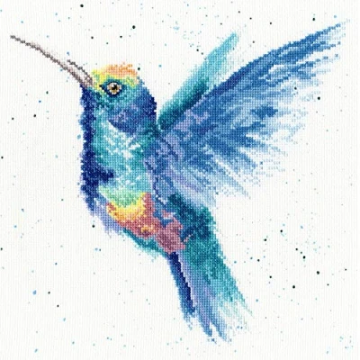 Image of Bothy Threads Cross Stitch Kit Wrendale Designs Rainbow