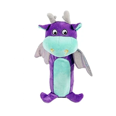 Image of Danish Design Darla The Dragon Plastic Bottle Sustainable Replaceable Dog/Puppy Toy 14 Inch