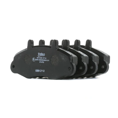 Image of 1074971, 1134158, 1301589, 5028763, 6197738 Brake pad set VALEO 301036 FIRST Front Axle excl. wear warning contact without anti squeak plate