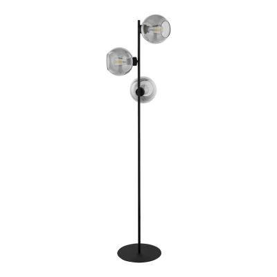 Image of Cubus Multi Arm Floor Lamp Black, Graphite Glass 3xE27