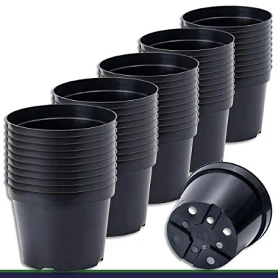 Image of Wohnkult Plant Pot 10 L Black Diameter 28 cm x 22 Pack of 50