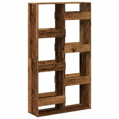Image of vidaXL Antique Wood Bookcase, 100 x 33 175 cm, Multilayer Wood, Book Holder, Storage Cabinet, Shelf, Holder