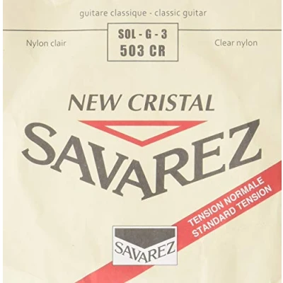 Image of Savarez Saiten Für Klassik Gitarre Alliance Ht Classic 503Cr Einzelsaite G3 New Cristal High