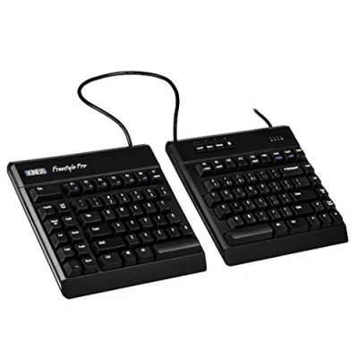 Image of Kinesis KB900 RDQ Freestyle Pro QUIET Ergonomic Split Mechanical Keyboard (Cherry MX&quot;Silent&quot; Red Switches) Black
